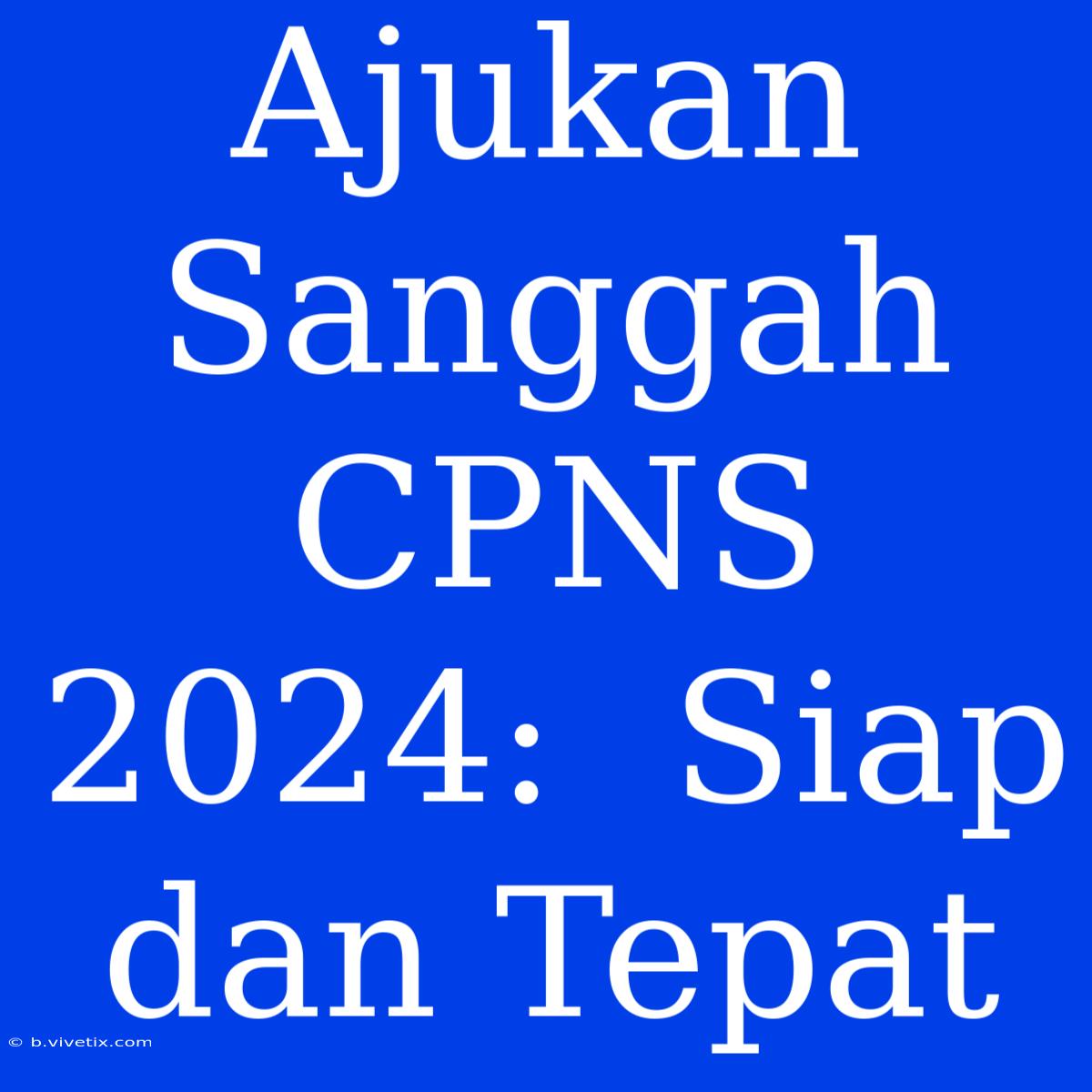 Ajukan Sanggah CPNS 2024:  Siap Dan Tepat