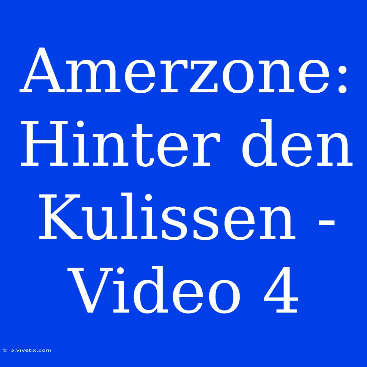 Amerzone: Hinter Den Kulissen - Video 4