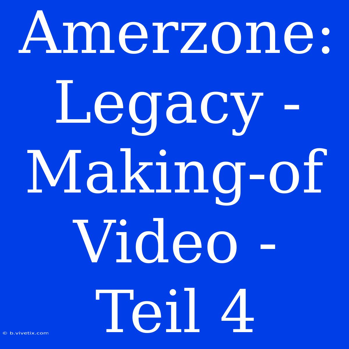 Amerzone: Legacy -  Making-of Video -  Teil 4