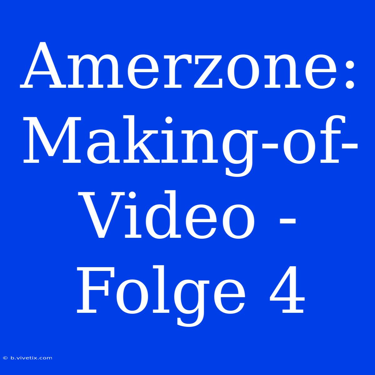 Amerzone: Making-of-Video - Folge 4