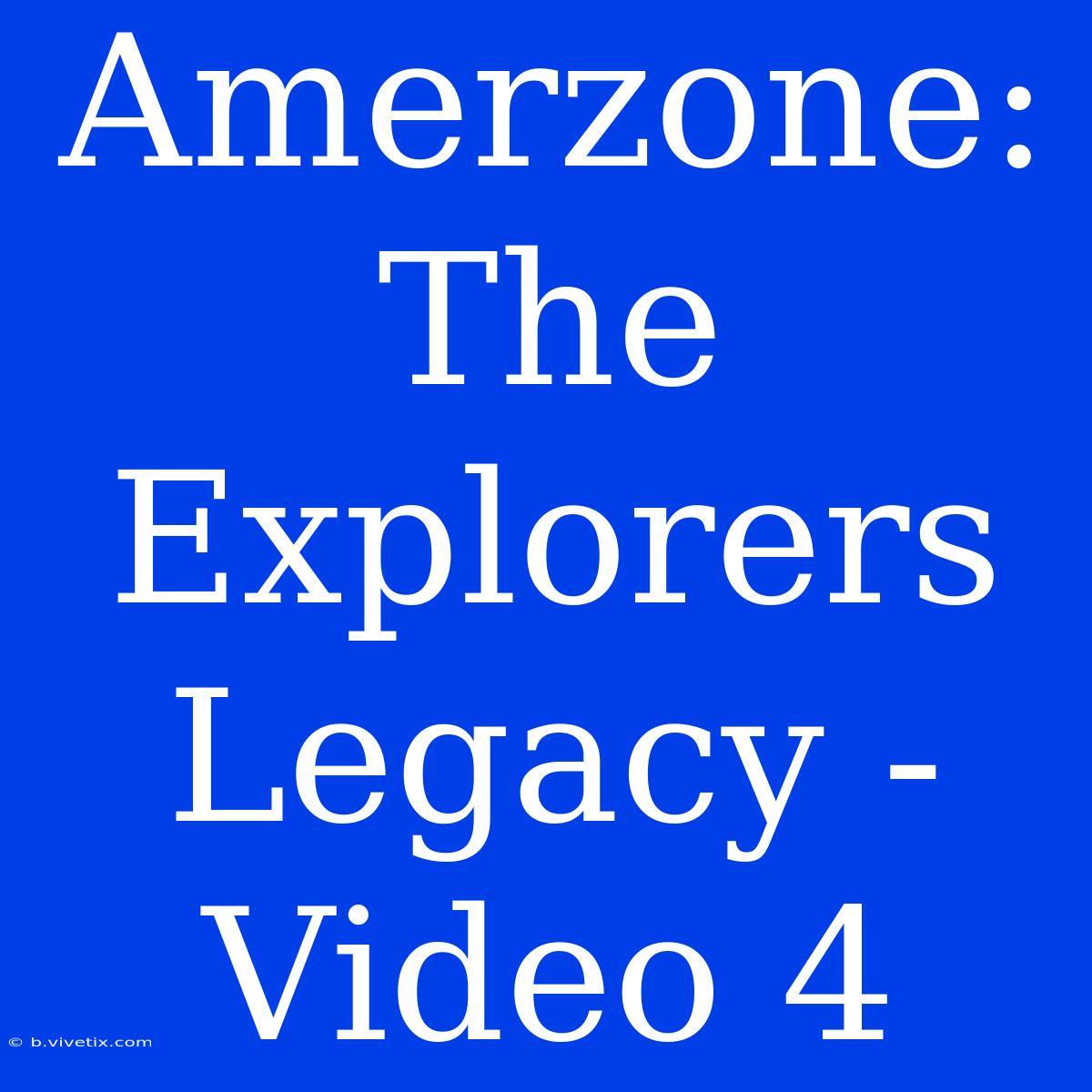 Amerzone: The Explorers Legacy - Video 4