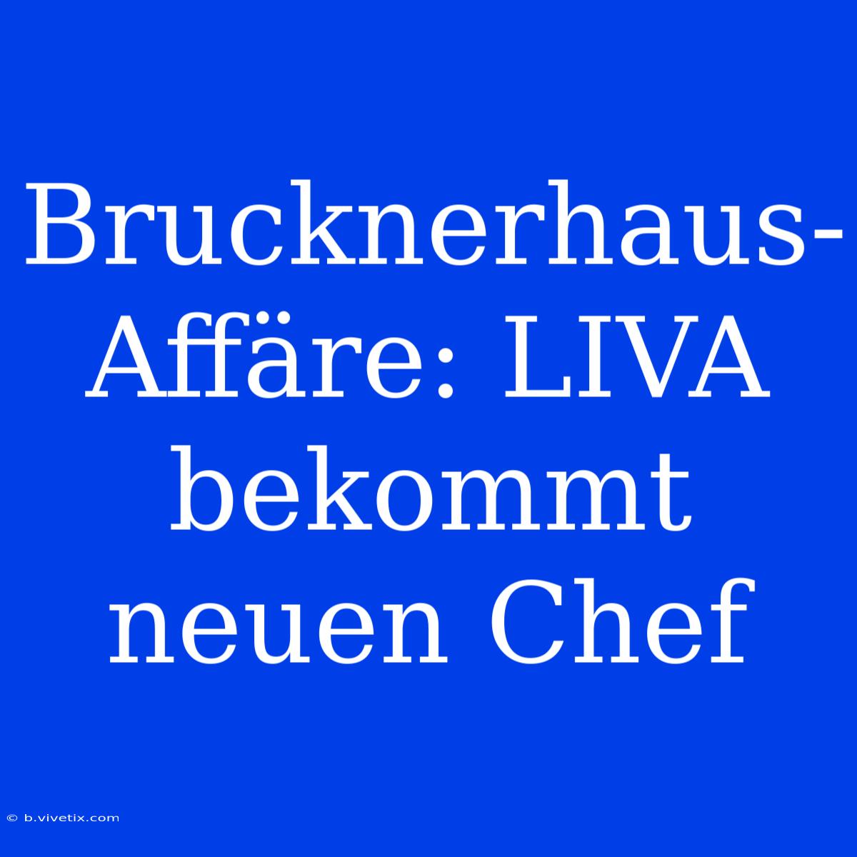 Brucknerhaus-Affäre: LIVA Bekommt Neuen Chef