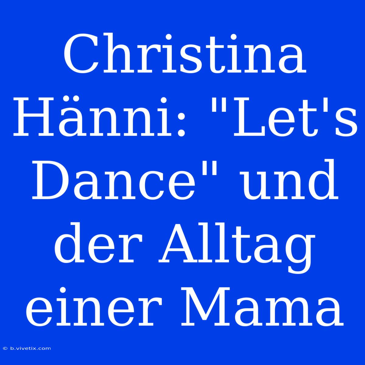 Christina Hänni: 