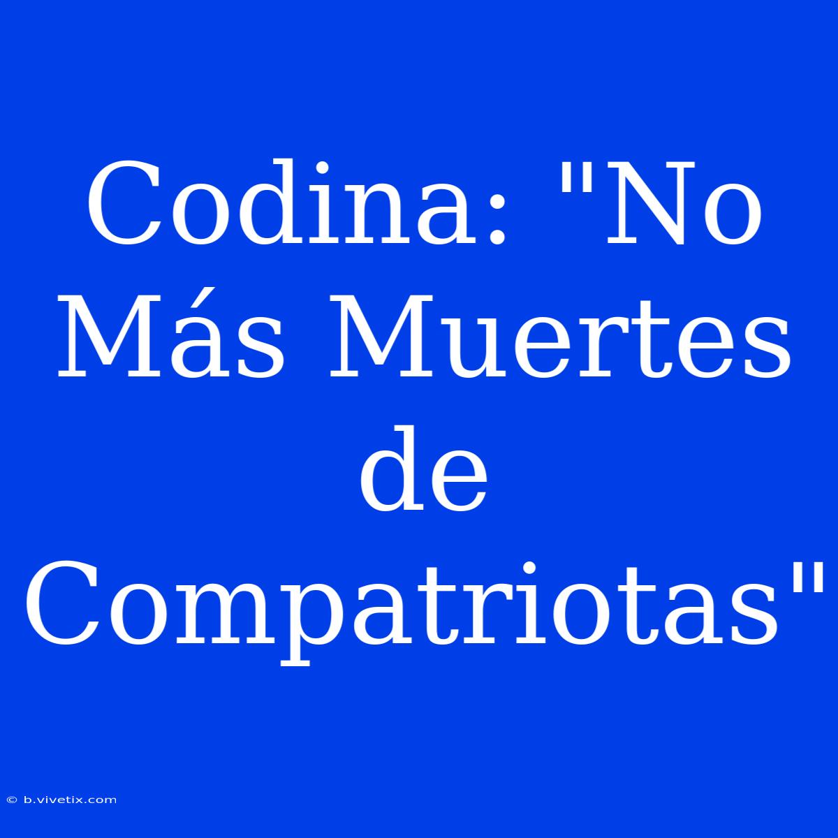 Codina: 