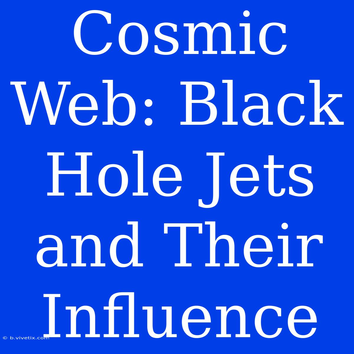 Cosmic Web: Black Hole Jets And Their Influence