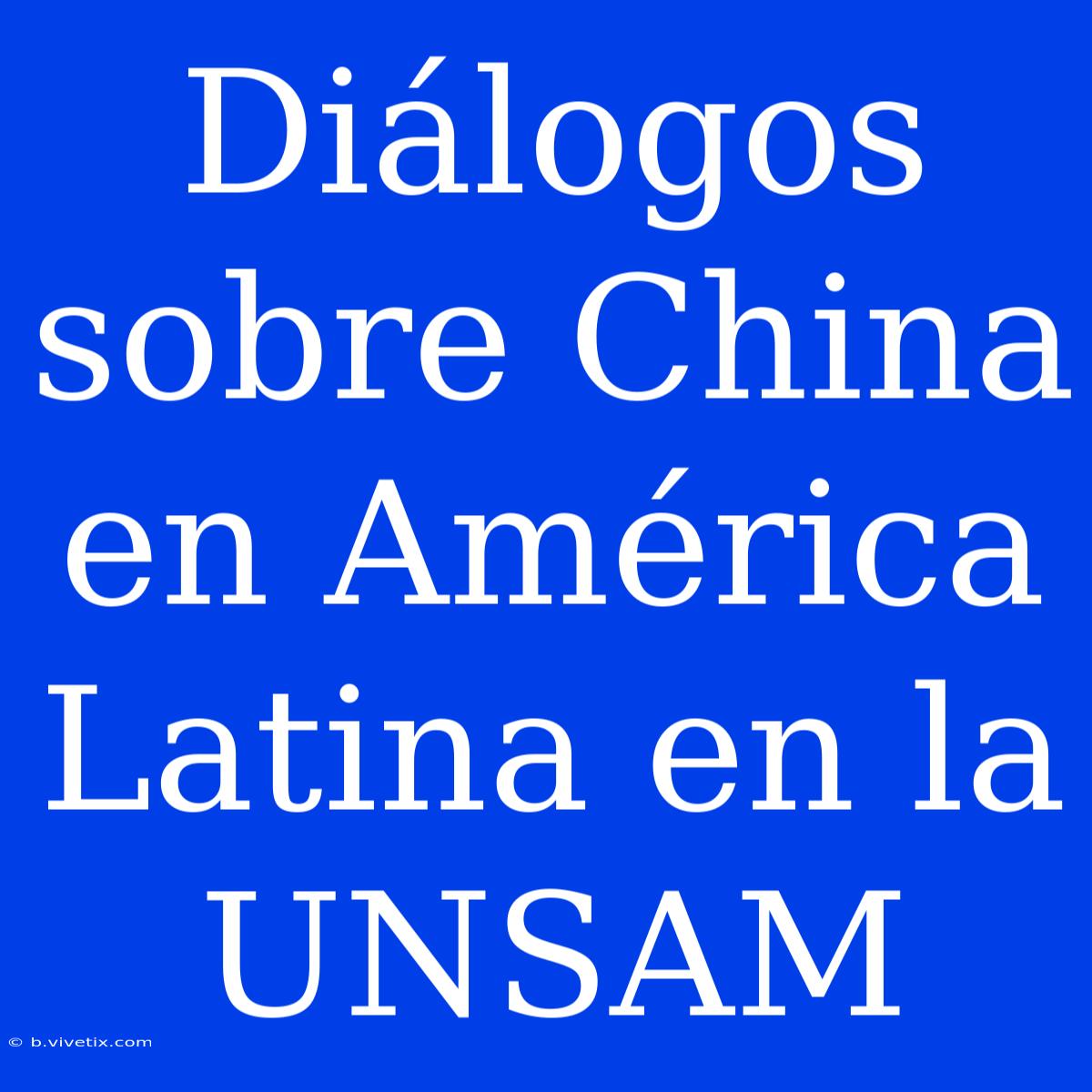 Diálogos Sobre China En América Latina En La UNSAM