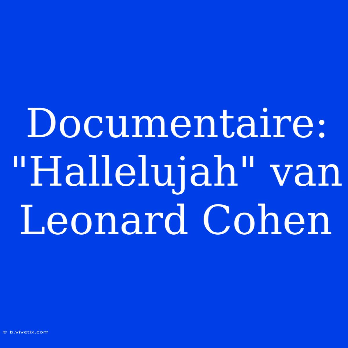 Documentaire: 