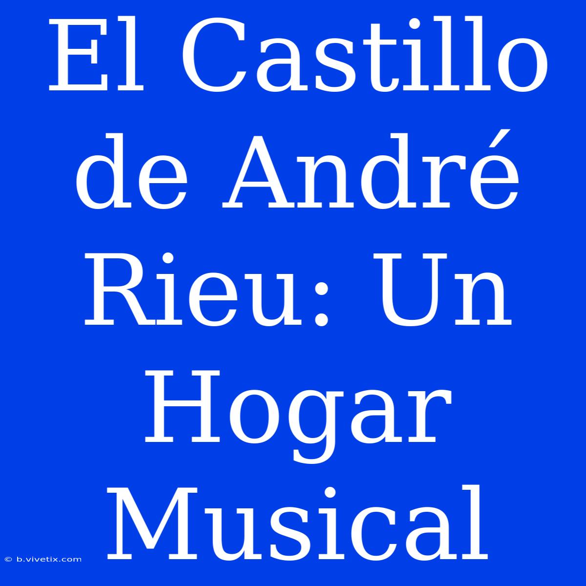 El Castillo De André Rieu: Un Hogar Musical