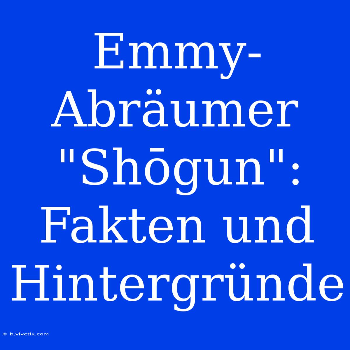 Emmy-Abräumer 