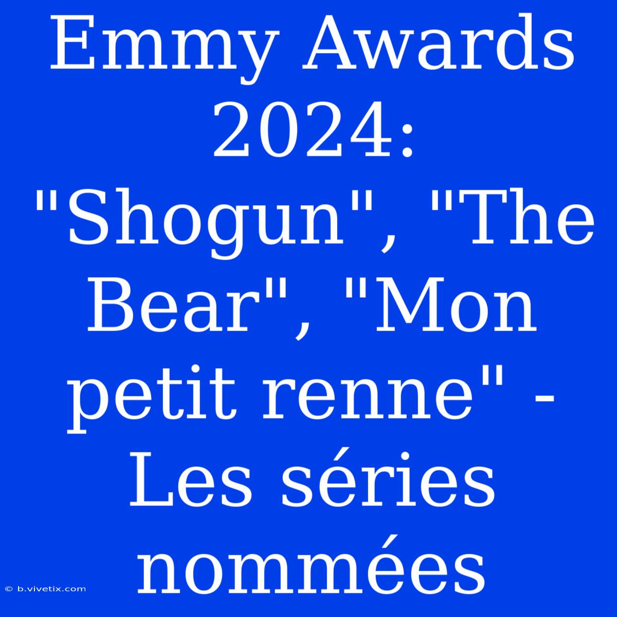 Emmy Awards 2024: 