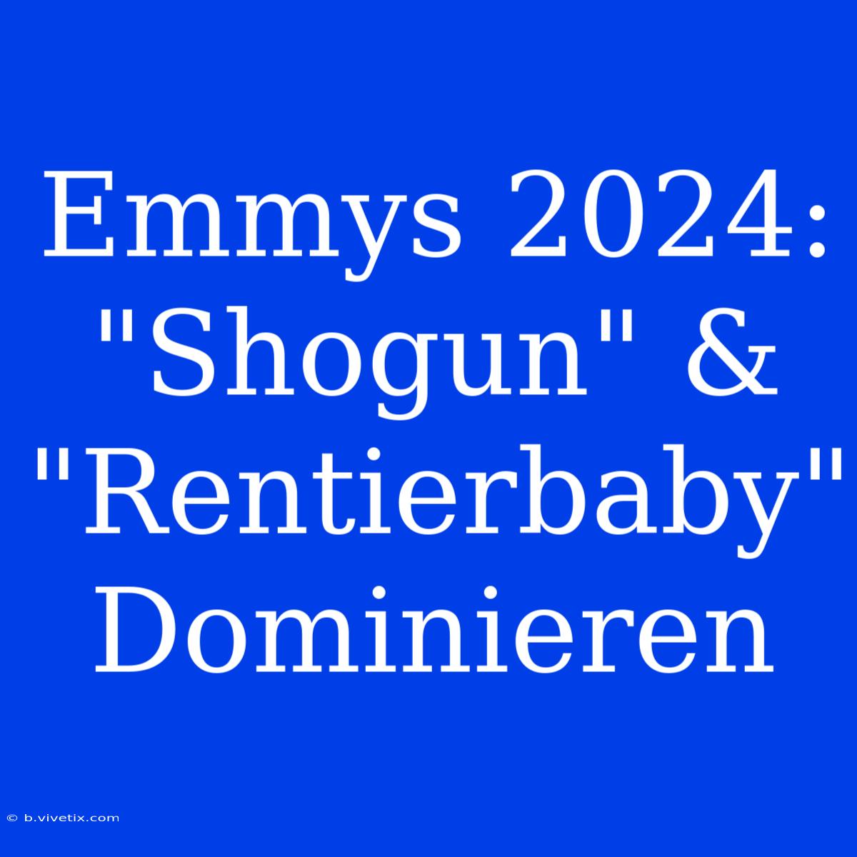 Emmys 2024: 