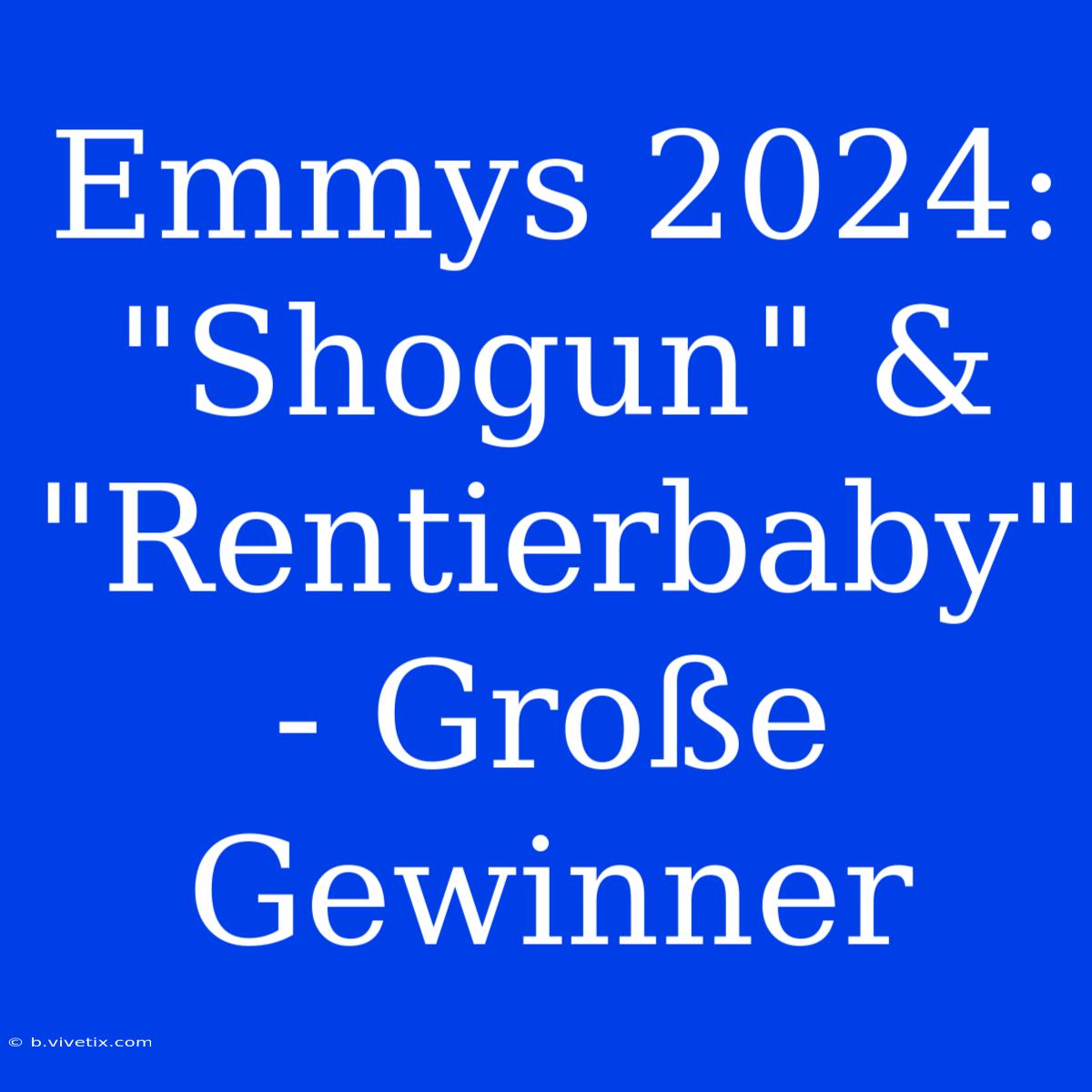 Emmys 2024: 