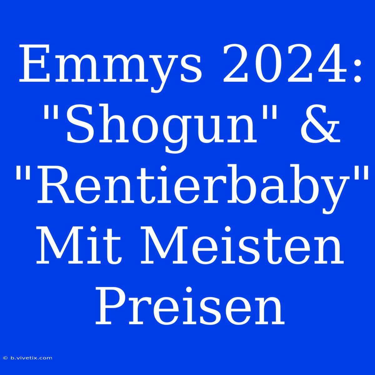 Emmys 2024: 