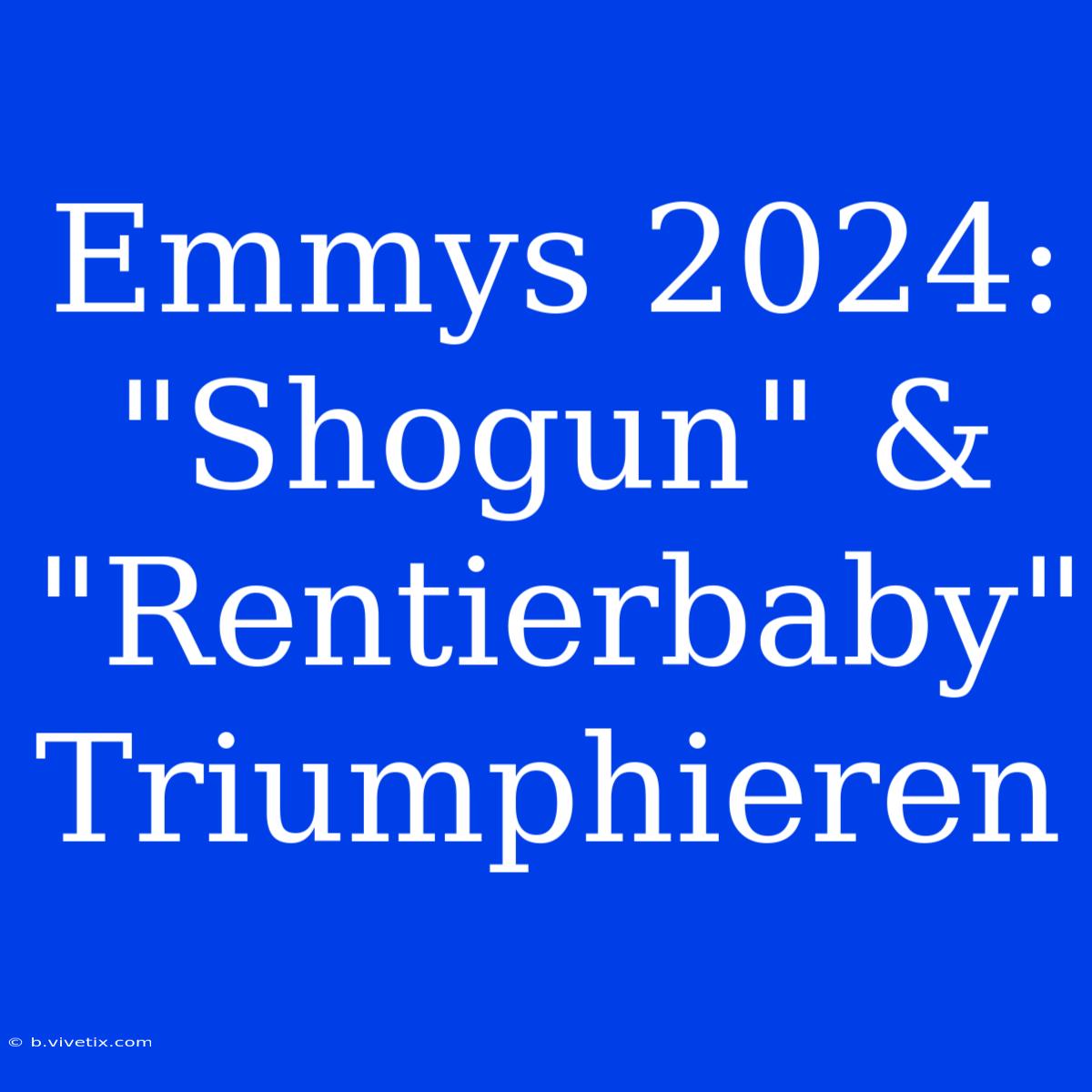 Emmys 2024: 