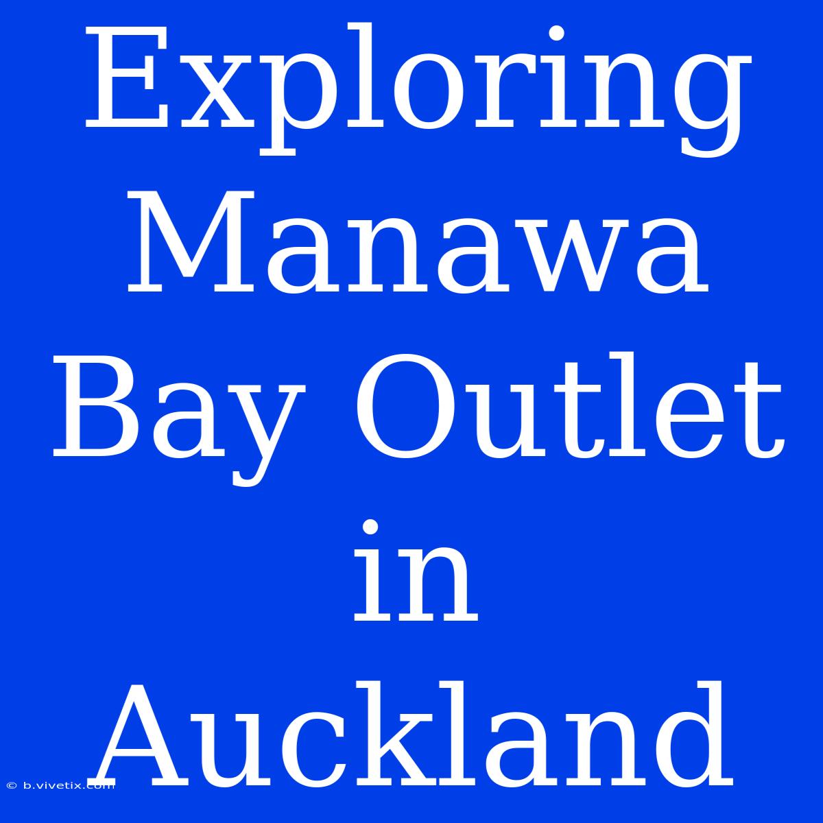 Exploring Manawa Bay Outlet In Auckland