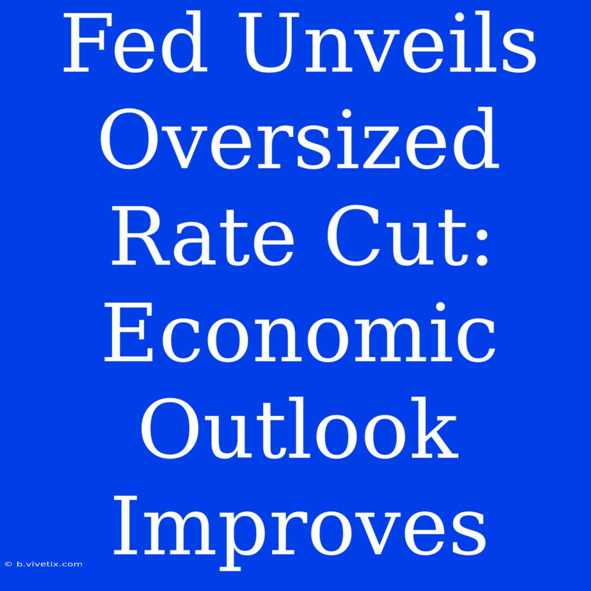 Fed Unveils Oversized Rate Cut: Economic Outlook Improves