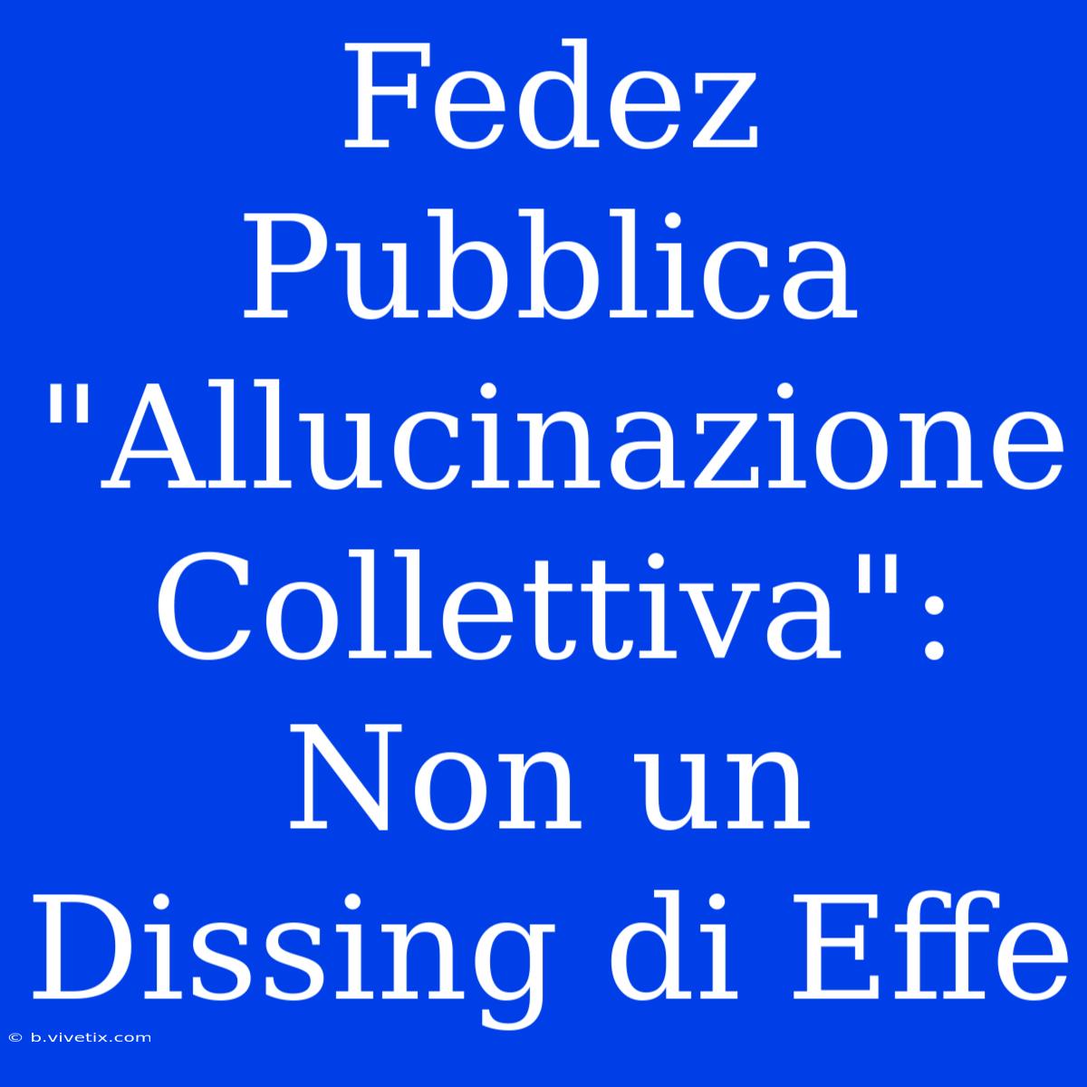 Fedez Pubblica 