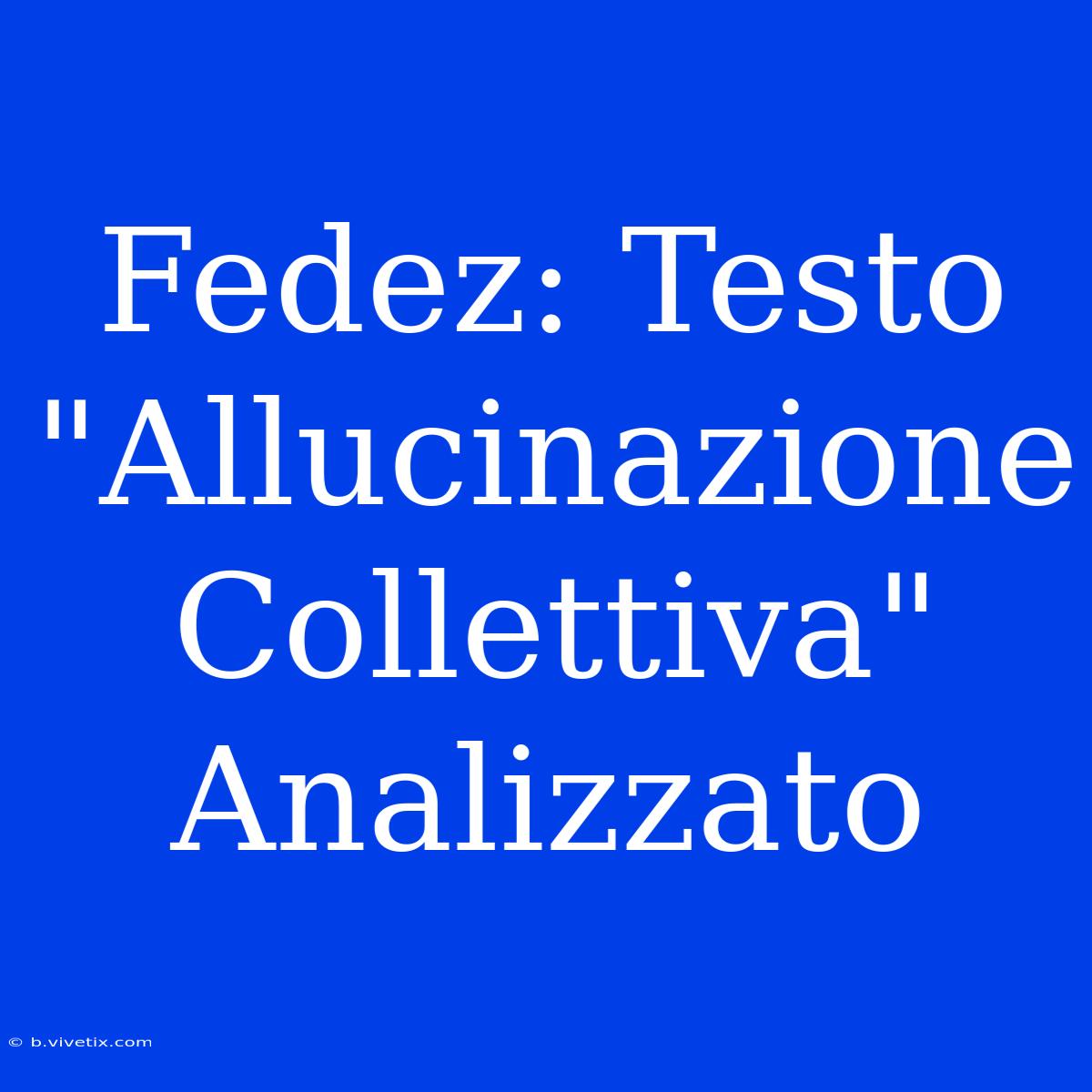 Fedez: Testo 