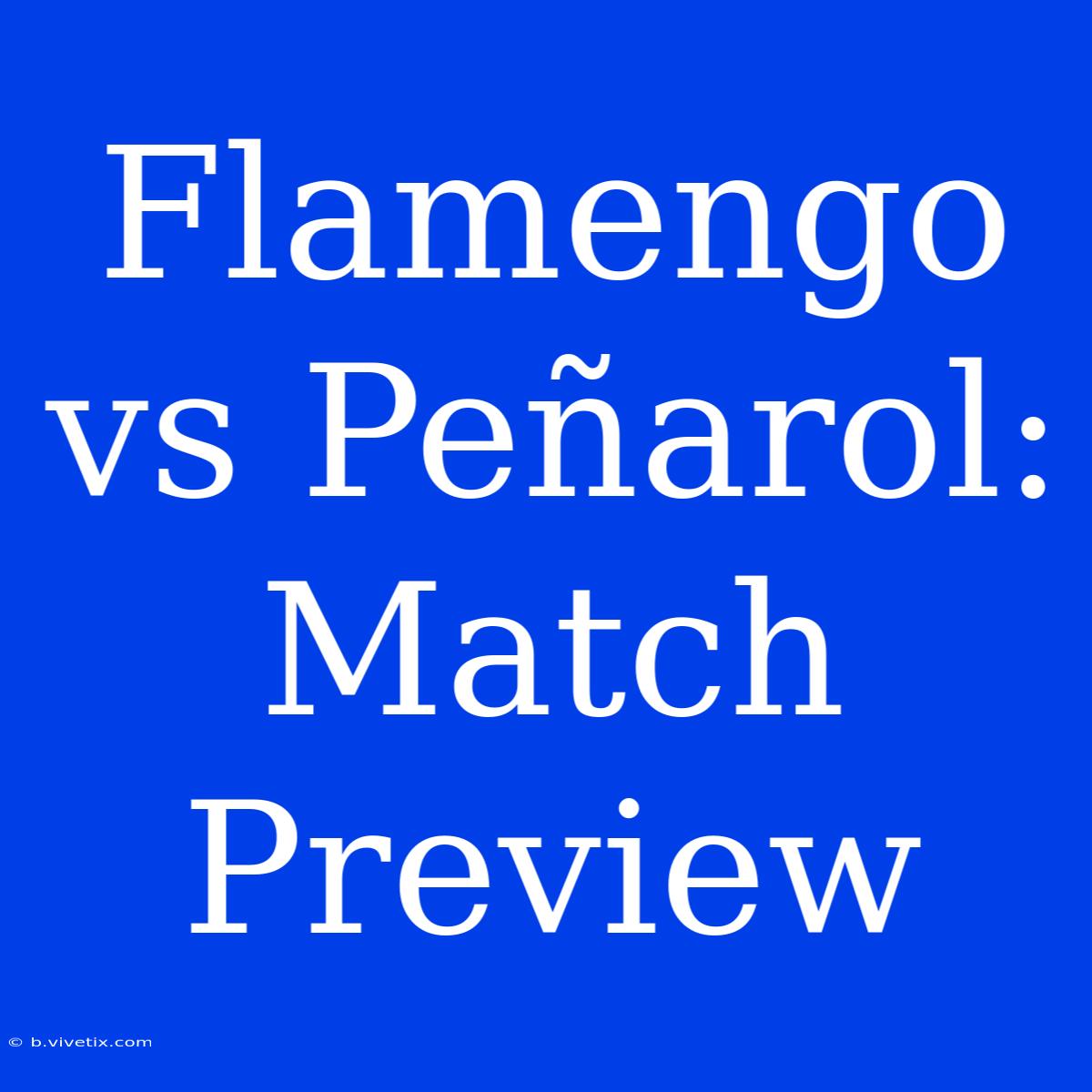 Flamengo Vs Peñarol: Match Preview