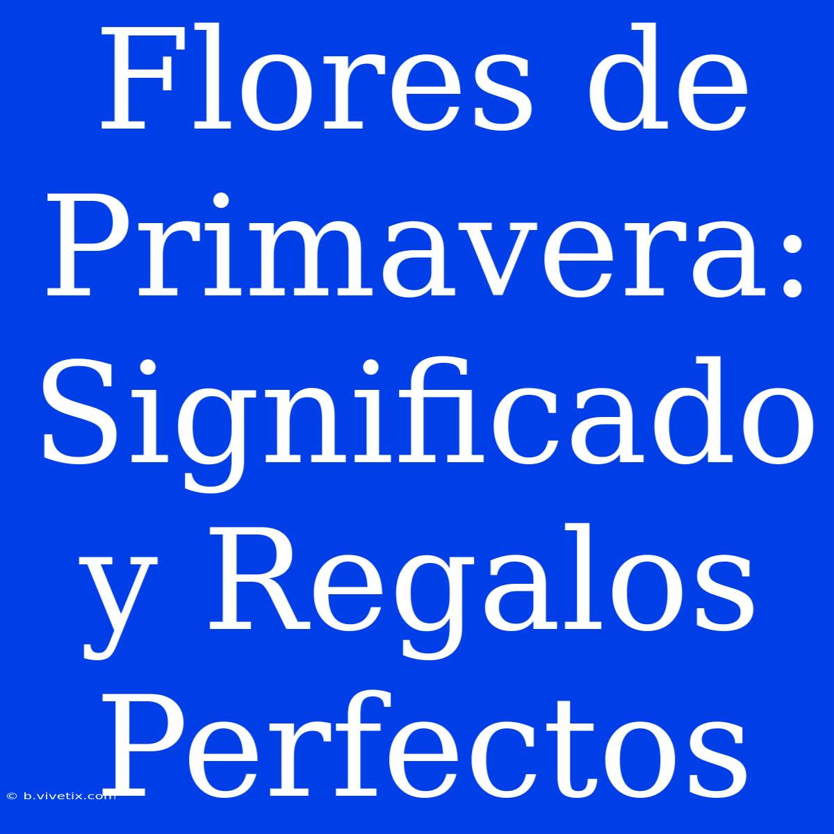 Flores De Primavera: Significado Y Regalos Perfectos