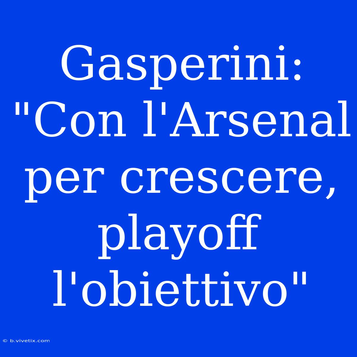 Gasperini: 