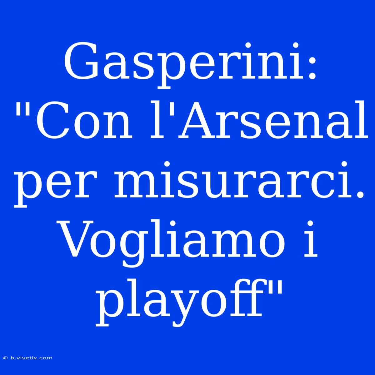 Gasperini: 