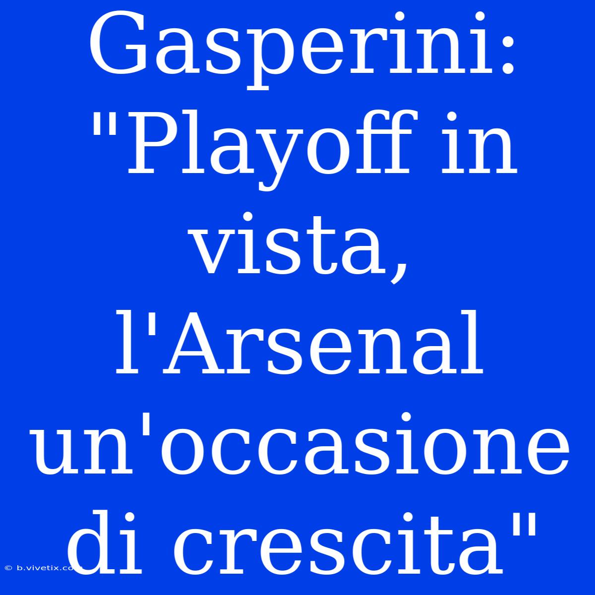 Gasperini: 