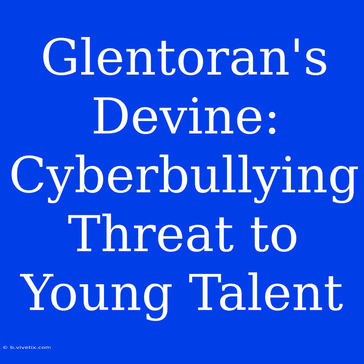 Glentoran's Devine:  Cyberbullying Threat To Young Talent 