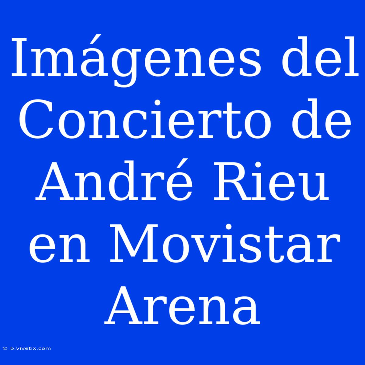 Imágenes Del Concierto De André Rieu En Movistar Arena