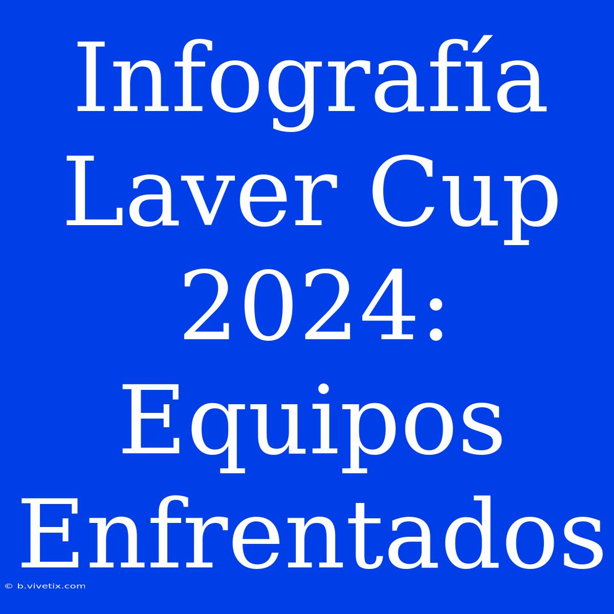 Infografía Laver Cup 2024: Equipos Enfrentados