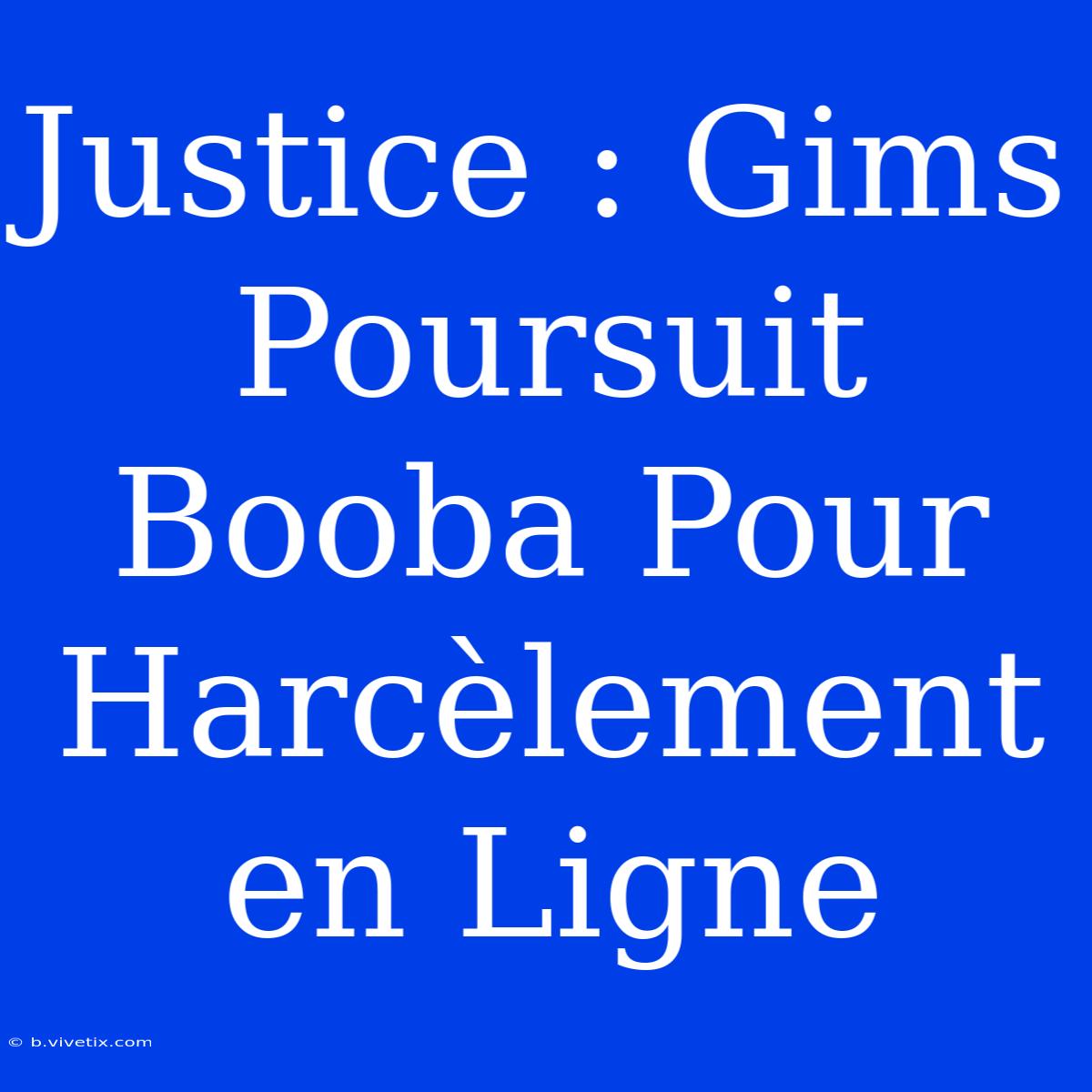 Justice : Gims Poursuit Booba Pour Harcèlement En Ligne