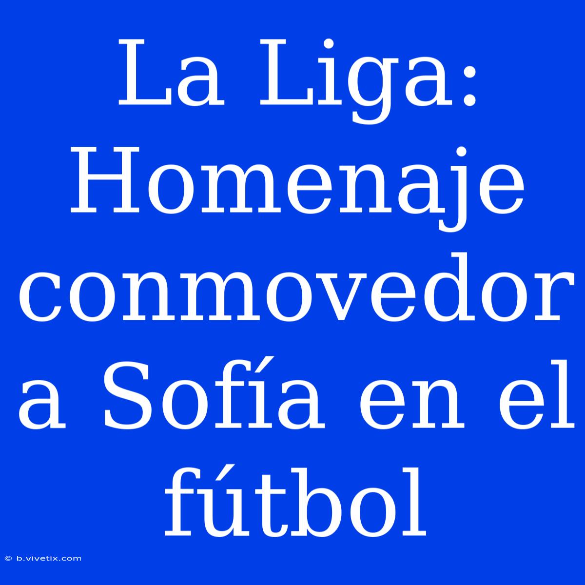 La Liga: Homenaje Conmovedor A Sofía En El Fútbol