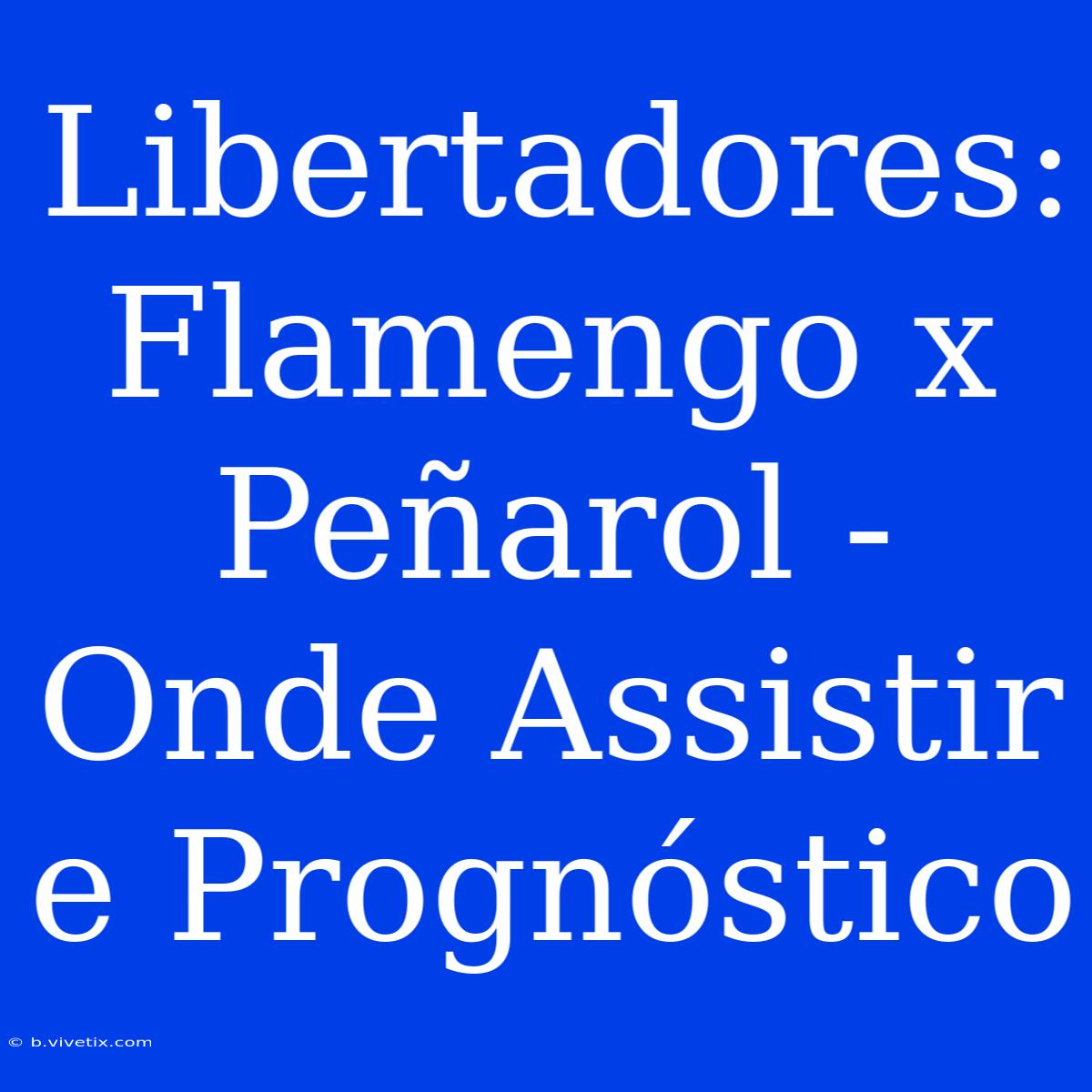 Libertadores: Flamengo X Peñarol - Onde Assistir E Prognóstico