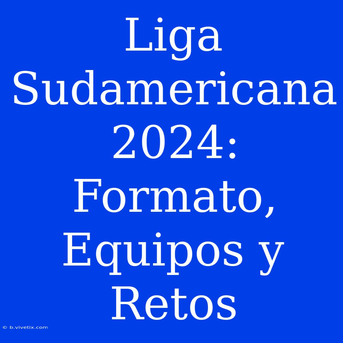 Liga Sudamericana 2024: Formato, Equipos Y Retos