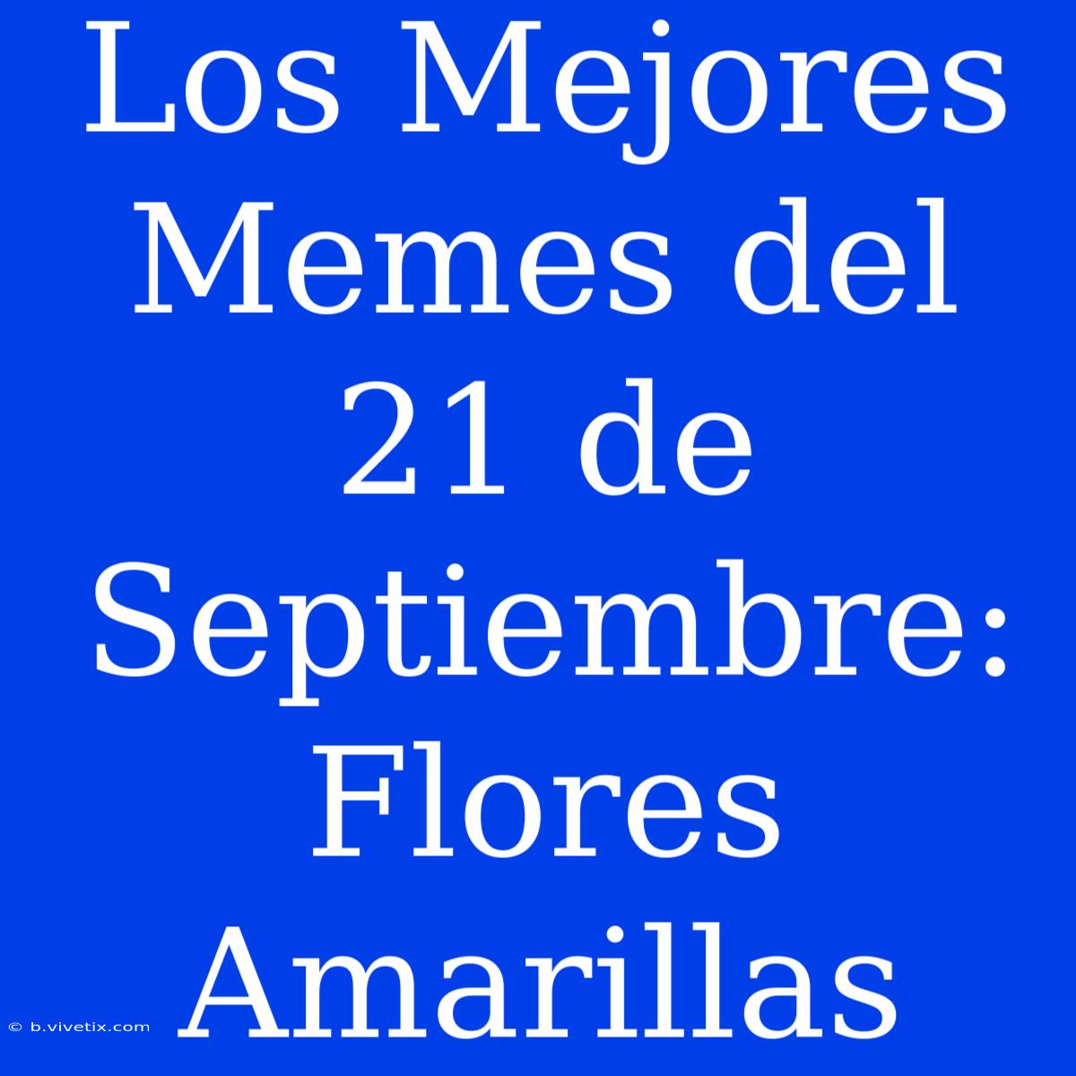 Los Mejores Memes Del 21 De Septiembre: Flores Amarillas