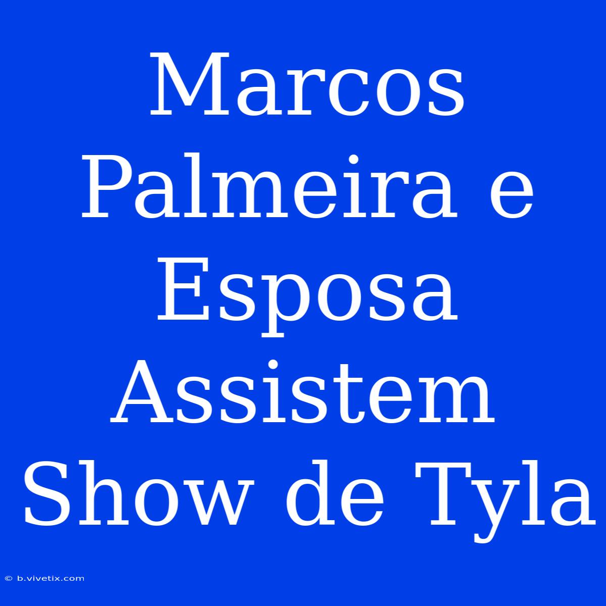 Marcos Palmeira E Esposa Assistem Show De Tyla