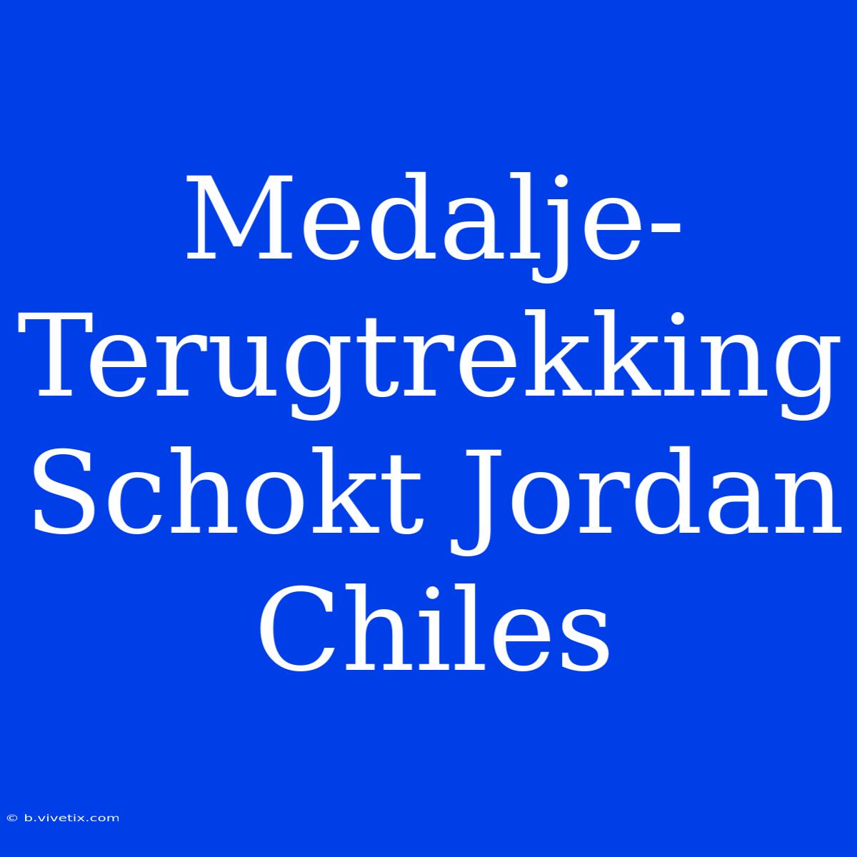 Medalje-Terugtrekking Schokt Jordan Chiles