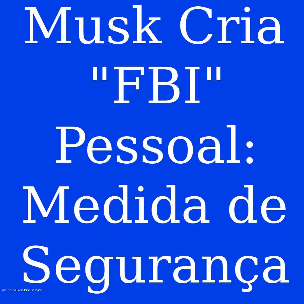 Musk Cria 