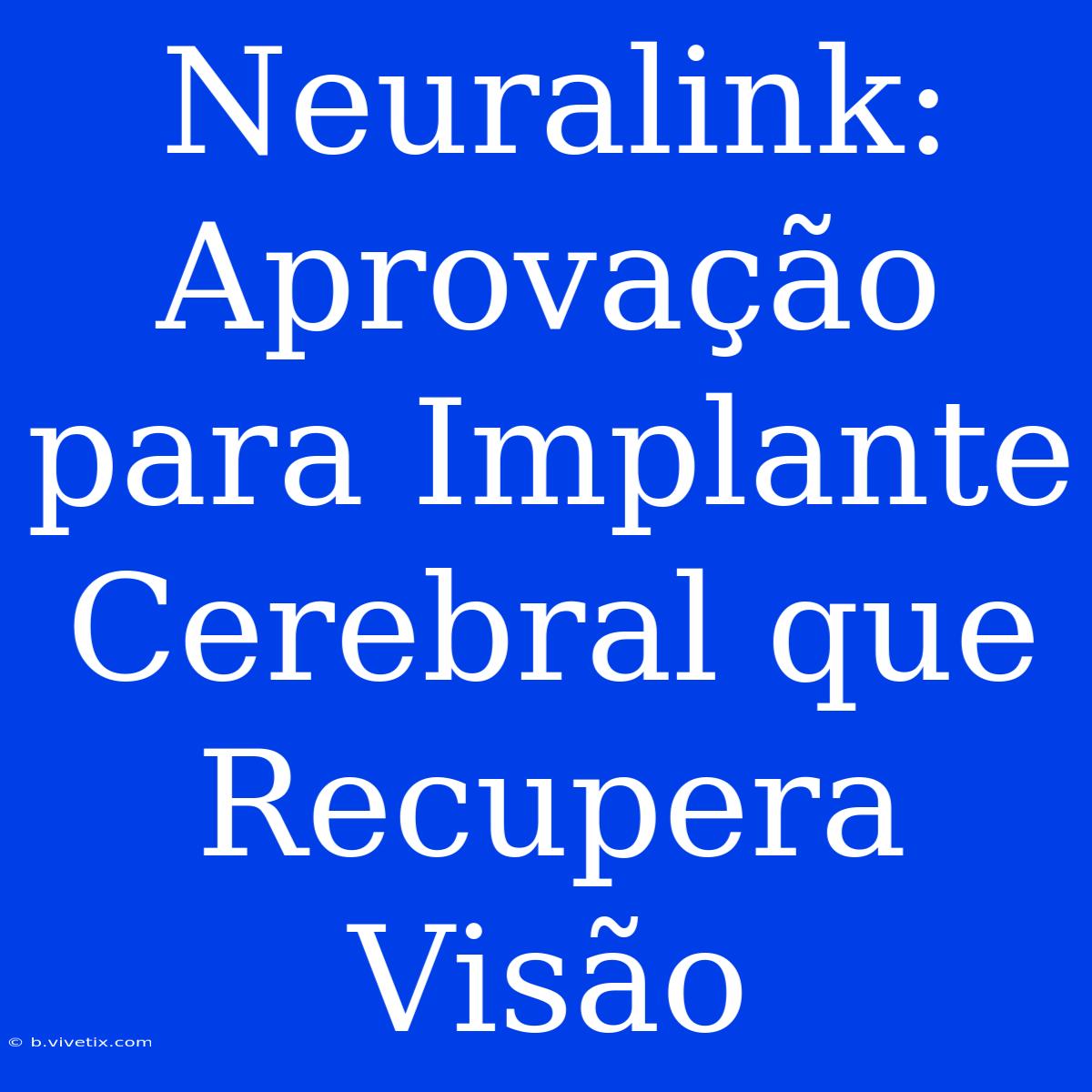 Neuralink: Aprovação Para Implante Cerebral Que Recupera Visão