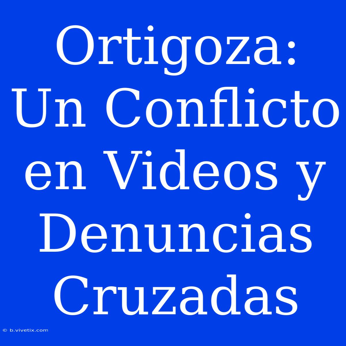 Ortigoza: Un Conflicto En Videos Y Denuncias Cruzadas