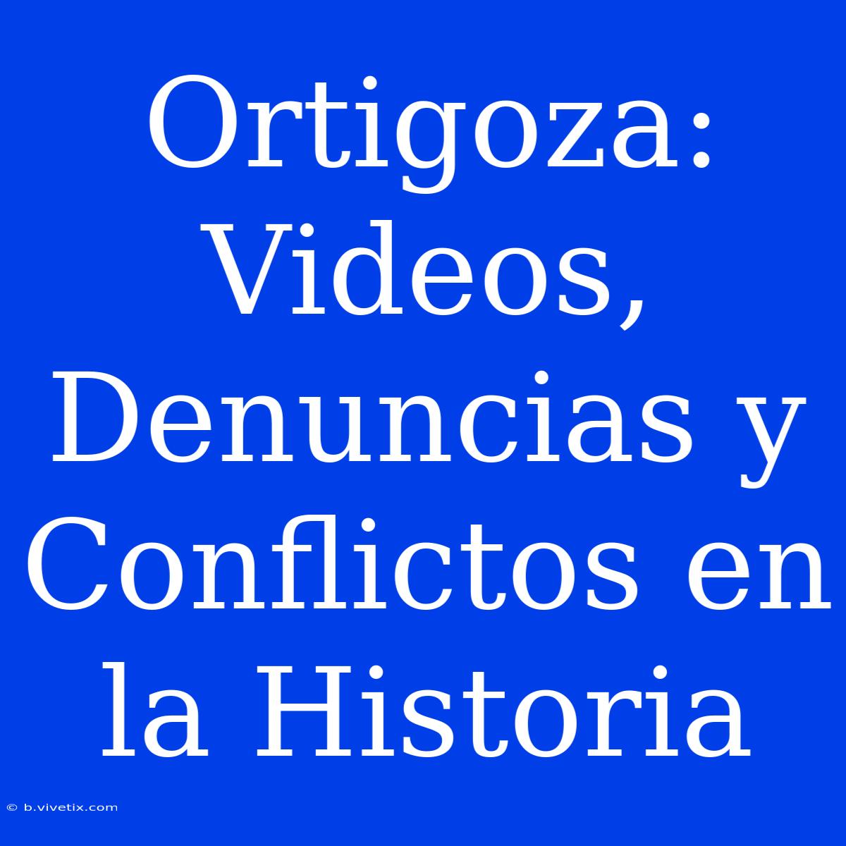 Ortigoza: Videos, Denuncias Y Conflictos En La Historia