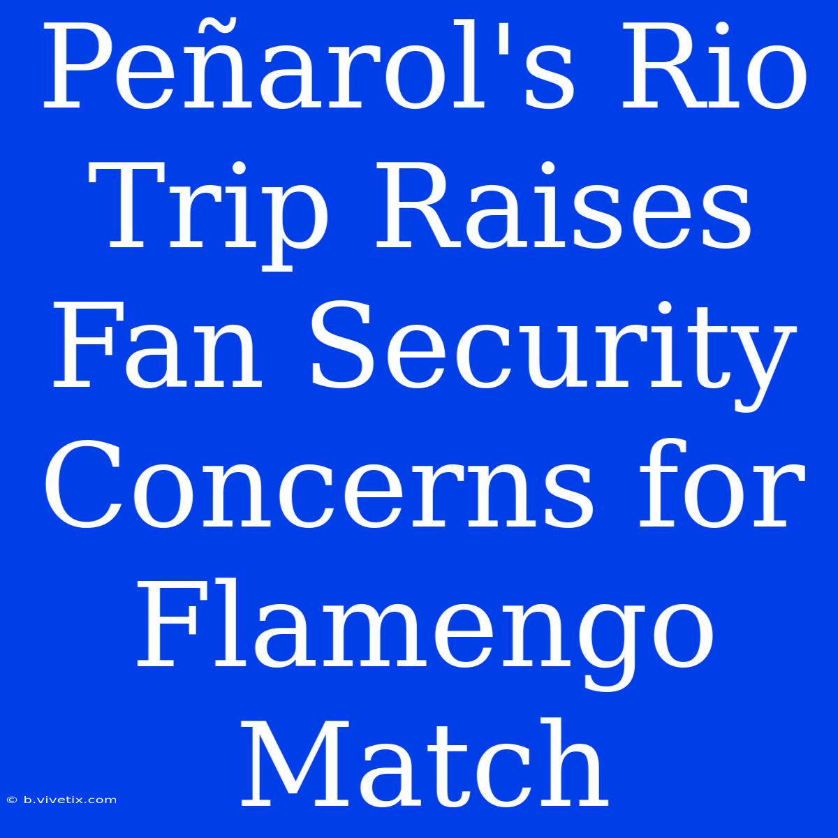 Peñarol's Rio Trip Raises Fan Security Concerns For Flamengo Match