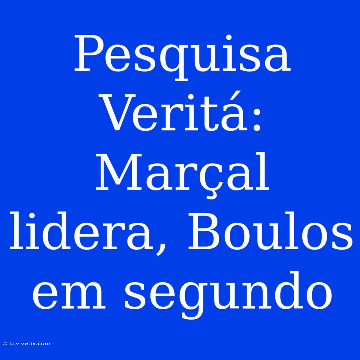 Pesquisa Veritá: Marçal Lidera, Boulos Em Segundo