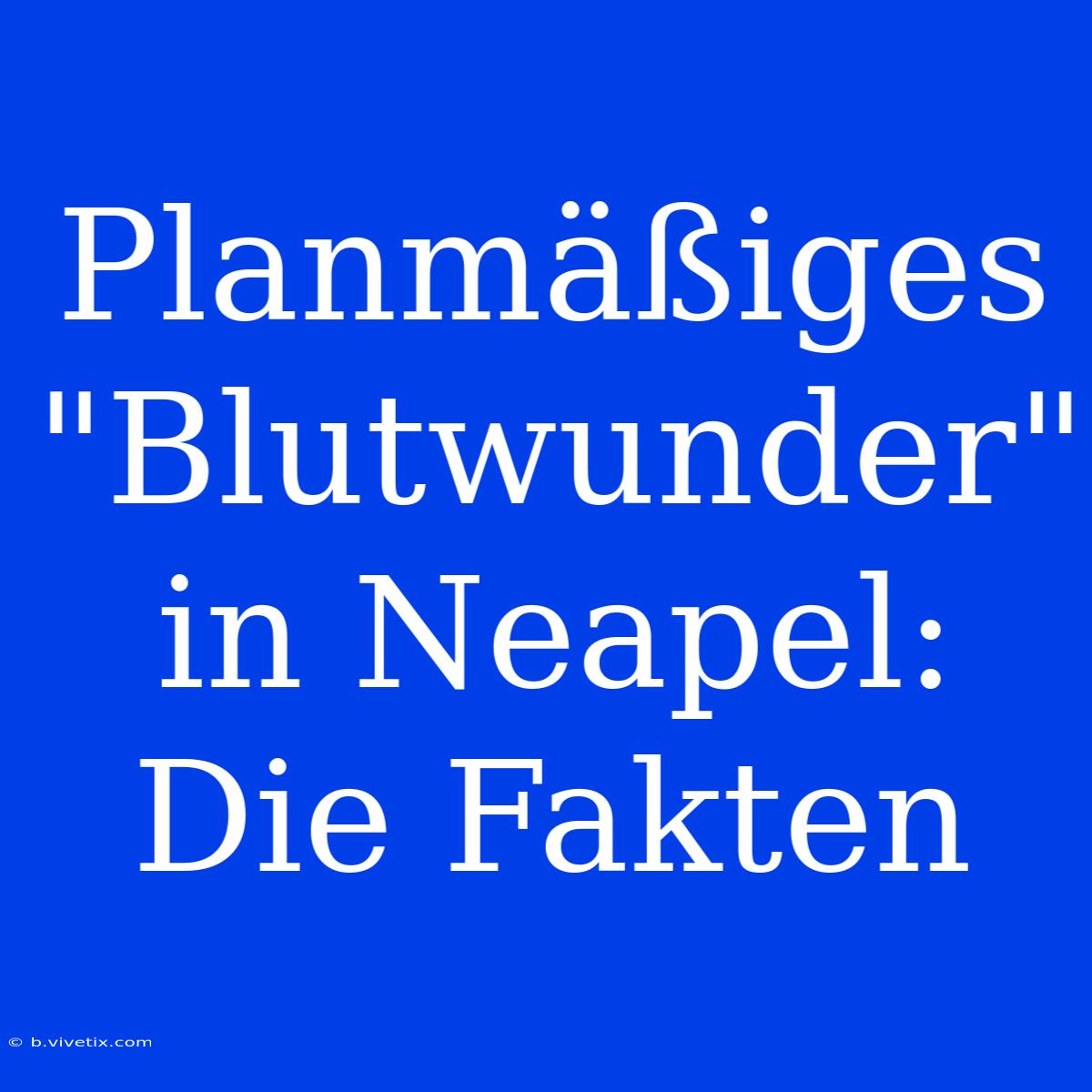 Planmäßiges 