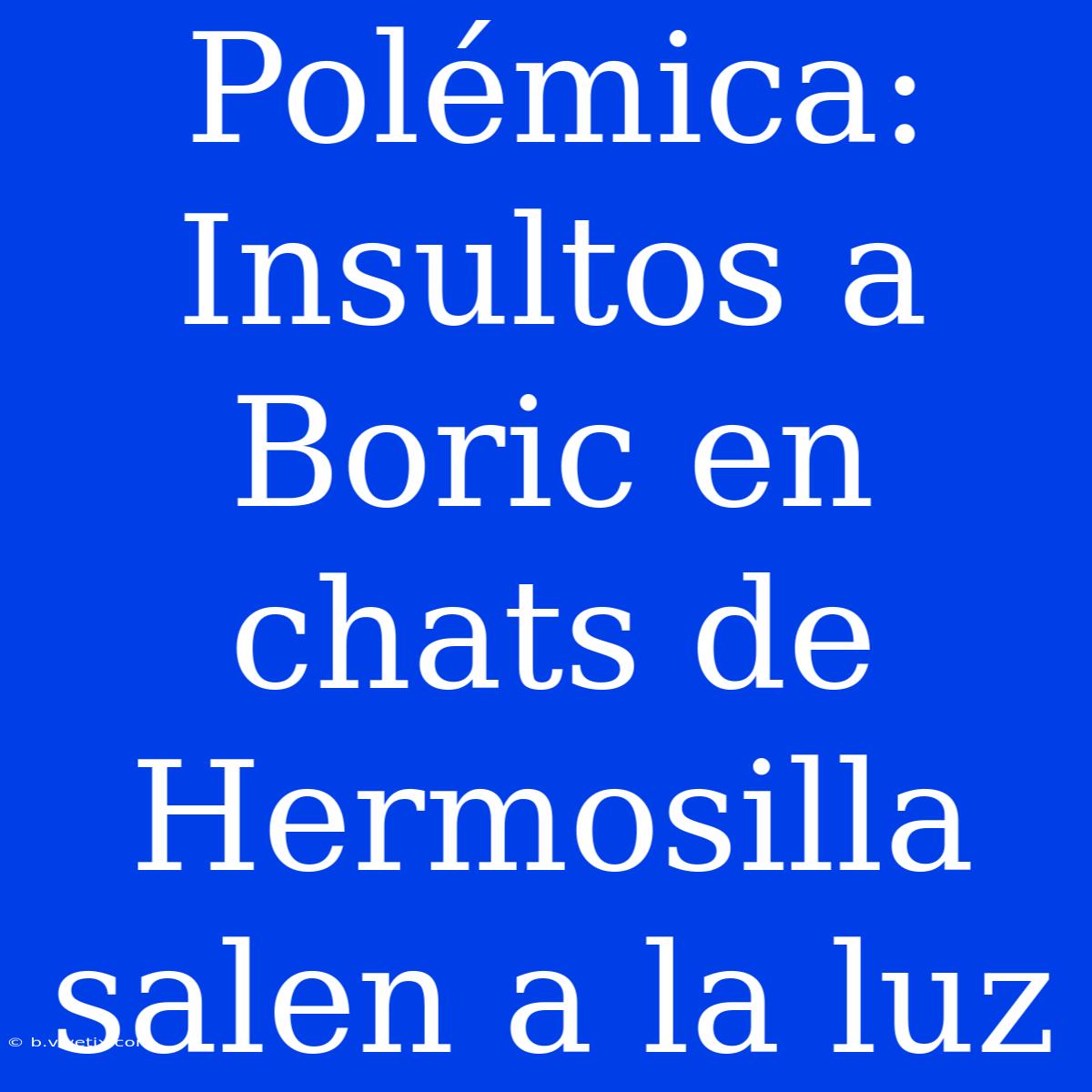 Polémica: Insultos A Boric En Chats De Hermosilla Salen A La Luz