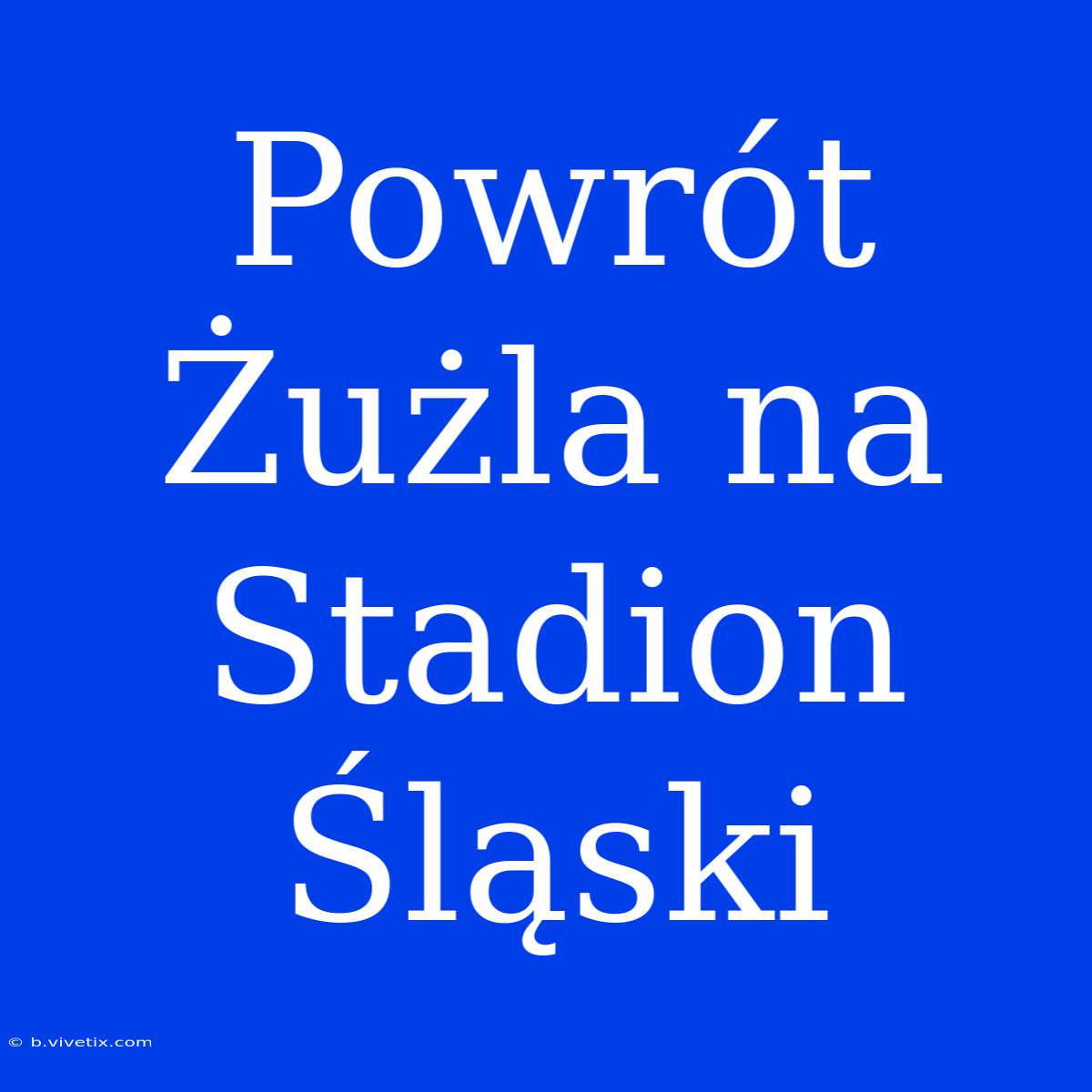 Powrót Żużla Na Stadion Śląski