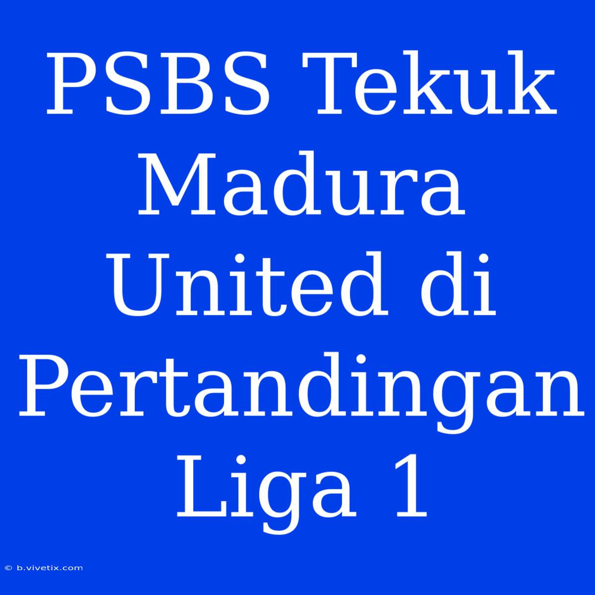 PSBS Tekuk Madura United Di Pertandingan Liga 1