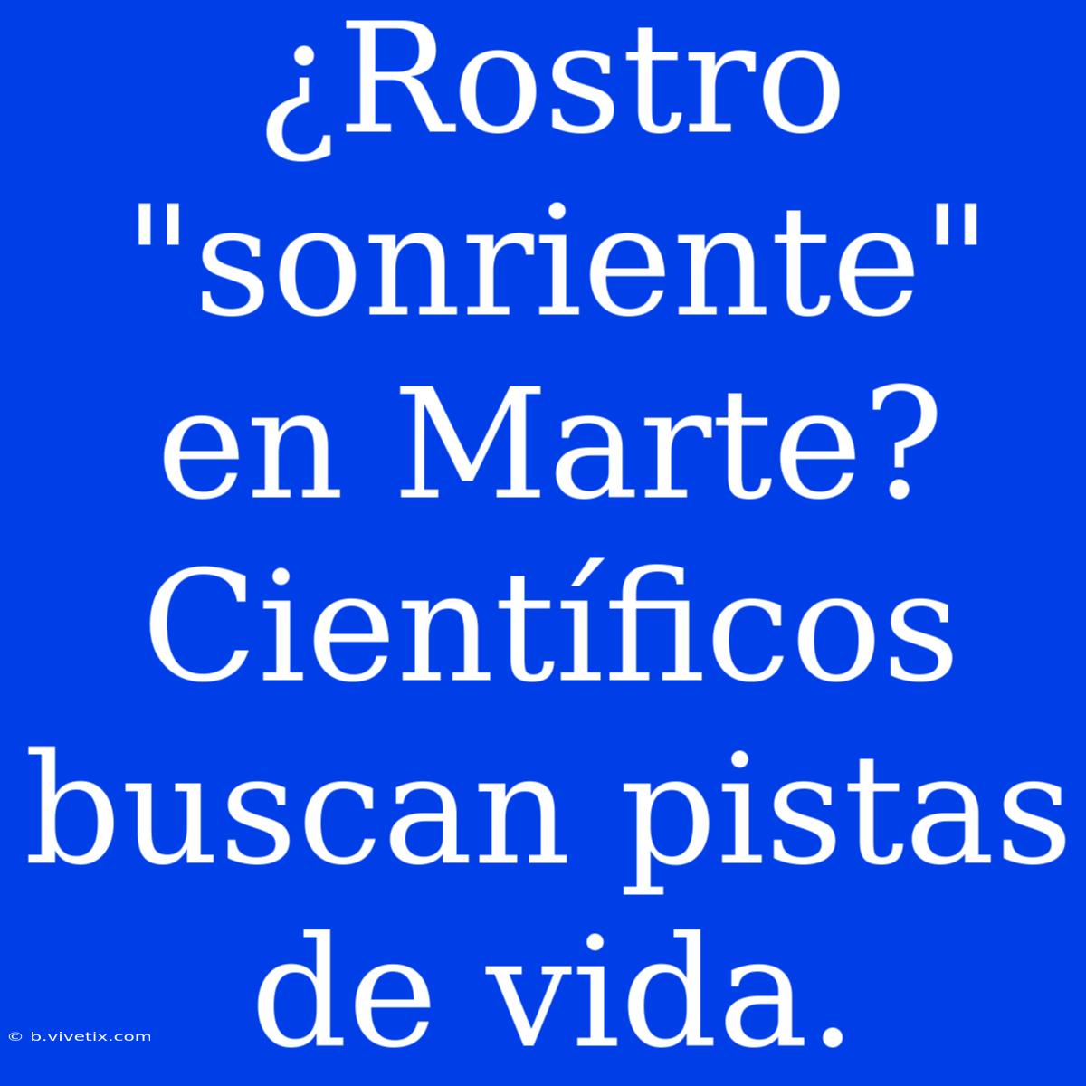 ¿Rostro 