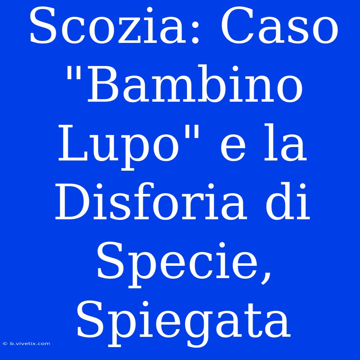 Scozia: Caso 