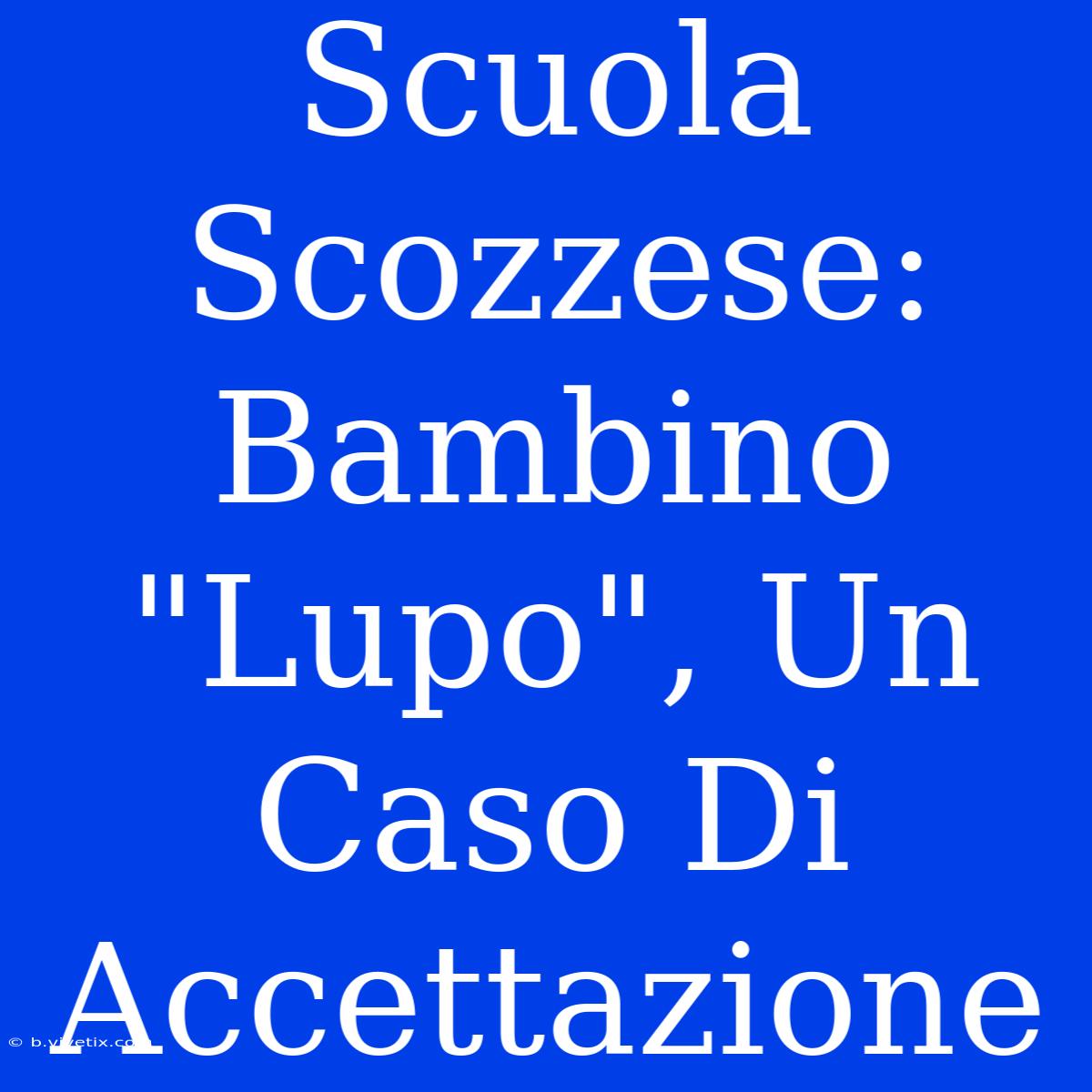 Scuola Scozzese: Bambino 